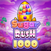 Sugar Rush 1000 game icon showing candy symbols